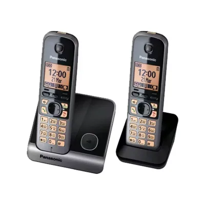 Телефон беспроводной DECT Panasonic KX-TG6712 (трубка с цв.ЖК диспл., DECT)