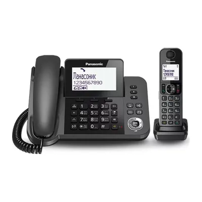 Телефон беспроводной DECT Panasonic KX-TGF310RUM (трубка с цв.ЖК диспл., DECT)