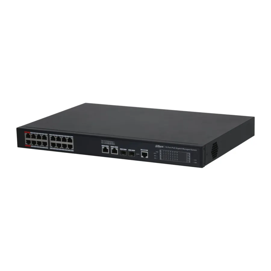 POE Управляемый коммутатор Dahua DH-S4220-16GT-240 — фото 3