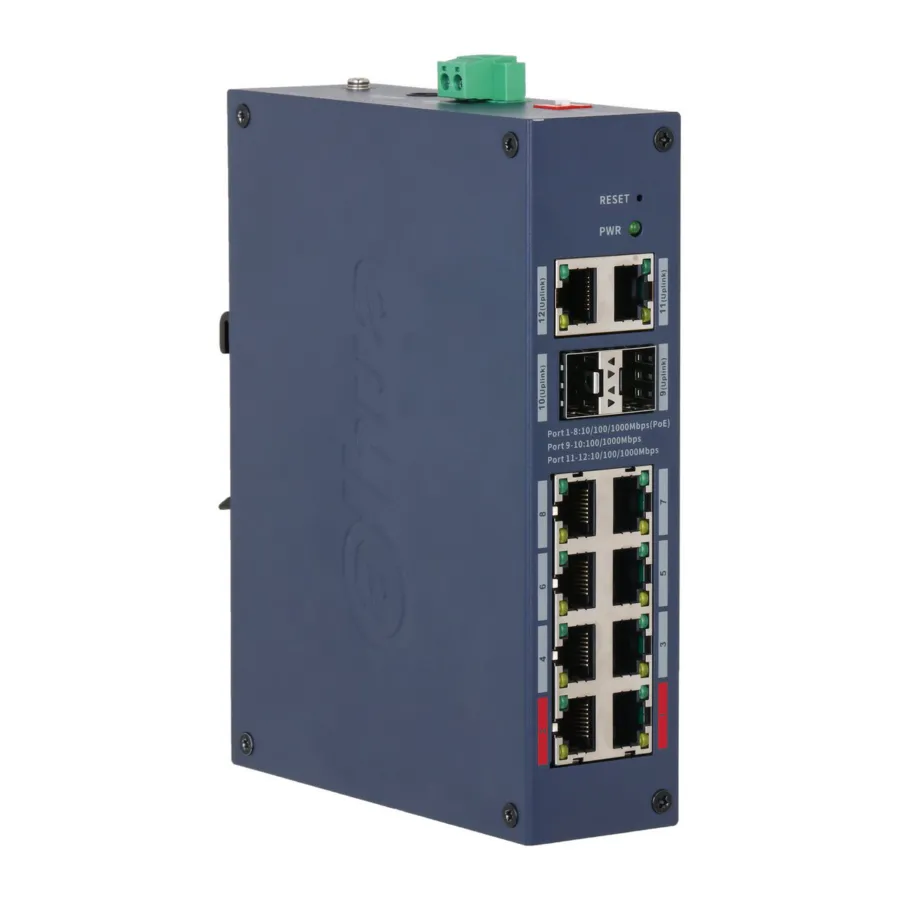 POE-коммутатор Dahua DH-CHS4212-8GT-110 — фото 3